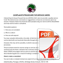ORSAS Complaints Procedure for Service Users